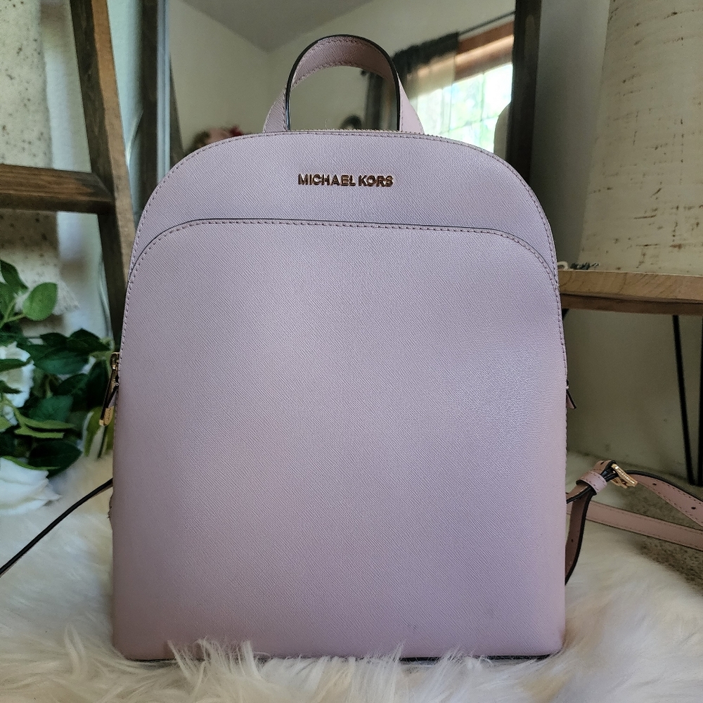 Pink Michael Kors backpack